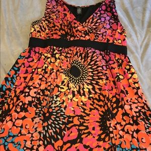 Lane Bryant Size 18 Bright Floral Dress